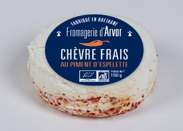 lait de chèvre au piment d'espelette